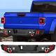 For 2019-2023 2024 Jeep Gladiator Jt Rear Bumper With Led Lights Heavy Duty Steel