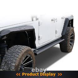 For 2019-2023 Jeep Gladiator JT 4Door Side Steps Running Boards Heavy Duty Steel