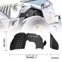 For 2019-2023 Jeep Gladiator JT Front/Rear Inner Fender Liners Heavy Duty Steel