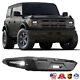 For 2021 2022 Ford Bronco Front Bumper Cover With Led Lights Heavy Duty Steel