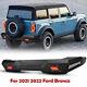 For 2021 2022 Ford Bronco Front / Rear Bumper With Led Lights Heavy Duty Steel