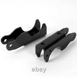 For 99-05 Ford Super Duty Rear Lower Shock Mounts On Axle Driver&Passenger Side