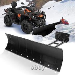 For ATV UTV Snow Plow Kit 45'' Steel Blade Complete Universal Mount Package