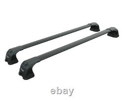 For BMW 1 E81/E87 2004-2011 Roof Rack Cross Bars Metal Bracket Fix Point Alu Bla