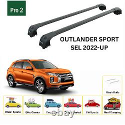 For Mitsubishi Outlander Sport SEL 2022-Up Roof Rack Cross Bars Metal Bracket Fl