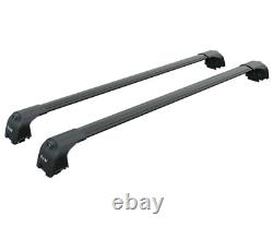 For Subaru Forester SG 2003-07 Roof Rack Cross Bars Metal Bracket Flush Rail Alu
