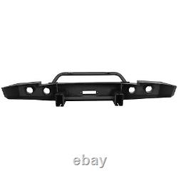 Front Black Bumper For 07-13 Chevy Silverado 1500 3-Piece Replacement 22-515-07