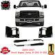 Front Bumper Bracket Outer + Mount Plate For 05-07 Ford Super Duty F-250 F-350