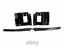 Front Bumper Bracket Outer + Mount Plate For 05-07 Ford Super Duty F-250 F-350