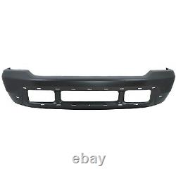 Front Bumper For 02-04 Ford F-250 Super Duty Painted Gray with pad & valance holes