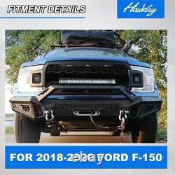 Front Bumper For 2018 2019 2020 Ford F-150 with2D-Rings Shackles Heavy Duty Steel