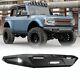 Front Bumper For 2021 2022 2023 Ford Bronco With Led Fog Lights Heavy Duty Steel