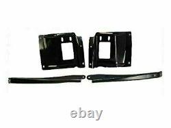 Front Bumper Outer Bracket + Mount Plates For 05-07 Ford F-250 F-350 Super Duty