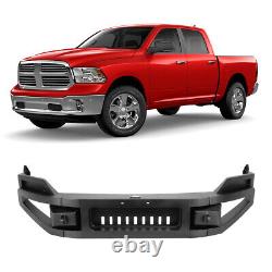 Front Bumper / Rear Bumper For 2009-2018 Dodge Ram 1500 withLED Lights Duty Steel