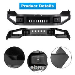 Front Bumper / Rear Bumper For 2009-2018 Dodge Ram 1500 withLED Lights Duty Steel