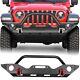 Front Bumper For 2018-2024 Jeep Wrangler Jl Jlu With2d-rings Heavy Duty Steel