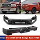Front / Rear Bumper For 2009-2018 Dodge Ram 1500 Withled Lights Heavy Duty Steel