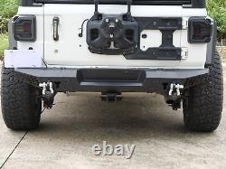 Front/Rear Bumper with D-Rings For 2018-2022 Jeep Wrangler JL Heavy Duty Steel Kit