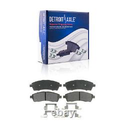 Front & Rear Rotors + Brake Pads for Ford F-350 F-250 Super Duty Excursion 4WD