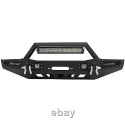 Front and Rear Bumper with Winch Plate&LED Lights For 1984-2001 JEEP Cherokee