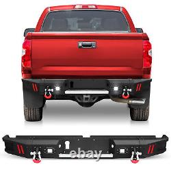 Front or Rear Bumper Textured withLED Lights & D-Rings For 2014-2021 Toyota Tundra