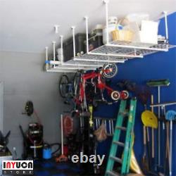 Garage Overhead Storage Shelf Hanging Shelving Ceiling Mounted Rack Heavy Duty