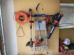 Garden Tools Storage Rack Wall Mount Holder Garage Gear Ladder Hanger Heavy Duty