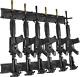 Gun Rack, Adjustable Gun Racks For Wall Mount, Heavy Duty Steel Indoor Gun Rack