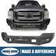 Heavy Duty Steel Front Bumper Replacement Withled Lights Fit Ford F-250 F350 11-16