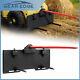 Heavy-duty 3/8 Skid Steer Mount Plate With 3000lbs Hay Spear & Stabilizers