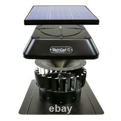 Heavy Duty Adjustable Energy Saving 40W Solar & Electric Roof Mount Attic Fan