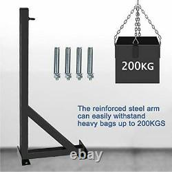 Heavy Duty Boxing Punching Bag Hanger Wall Mount Steel Heavy Bag Bracket for