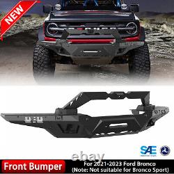 Heavy Duty Front Bumper+Bull Bar+Side Wing Kits For 2021 2022 2023 Ford Bronco