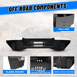 Heavy Duty Full Width Front Bumper Kit WithD-ring Mounts For 2021-2023 Ford Bronco