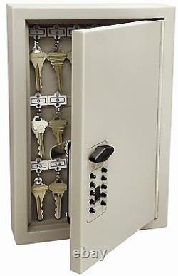 Heavy Duty Key Locker Storage Cabinet Combination Metal Steel Wall Mount Holder