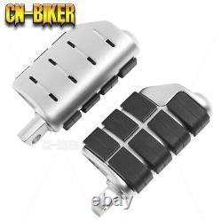 Heavy Duty Mustache Highway Front Engine Guard Foot Pegs For 18+ Harley Softail
