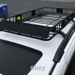 Heavy Duty Roof Rack With Extension Cargo Carrier Universal Mount Basket Luggage