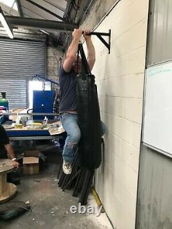 Heavy Duty Squat rack wall mounted 200kg Weight Lifting Training DIY Garage Gym