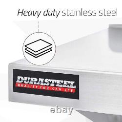 Heavy-Duty Stainless Steel Wall Mount Shelf Practical NSF Certified