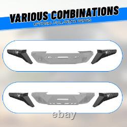 Heavy Duty Steel Front Bumper Kits Replacement For 2021-2023 Ford Bronco 2 IN 1