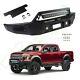 Heavy Duty Steel Front Bumper Winch Plate With Led Light For 09-14 Ford F150 F-150