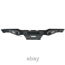 Heavy-Duty Steel Front Bumper withLight Bar & D-Rings for 2019-2022 Dodge Ram 2500