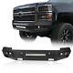 Heavy Duty Steel Front Bumper With Led Light For Chevy Silverado 1500 2014-2015