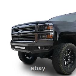 Heavy Duty Steel Front Bumper with LED Light for Chevy Silverado 1500 2014-2015