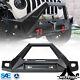 Heavy Duty Steel Front Bumper With Led Lights For 2018-2022 Jeep Wrangler Jl Jlu