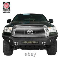 Heavy Duty Steel Front Bumper with Skid Plate & LED Light fit 07-13 Toyota Tundra