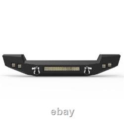 Heavy-Duty Steel Front Rear Bumper withLED Light Bar For Jeep Gladiator JT 20-23