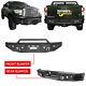 Heavy Duty Steel Front Rear Bumper With Led Light D-rings For 07-13 Toyota Tundra