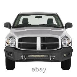 Heavy Duty Steel Front + Rear Bumper with LED Light fit 2006-2008 Dodge Ram 1500