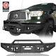 Heavy Duty Steel Full Width Front Bumper With Winch Plate For 07-13 Toyota Tundra